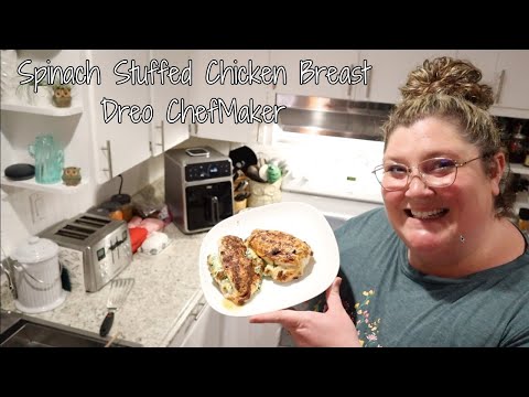 Spinach Stuffed Chicken Breast - Dreo ChefMaker