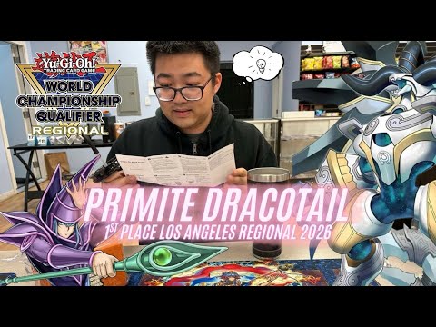 Yugioh January 2026 Los Angeles Regional 1st Place Donovan Nguyen - Primite Dracotail Deck Profile