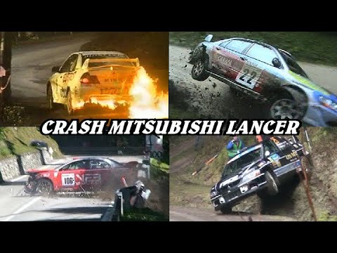 CRASH COMPILATION MITSUBISHI LANCER | HILLCLIMB - RALLY - 1999 - 2021