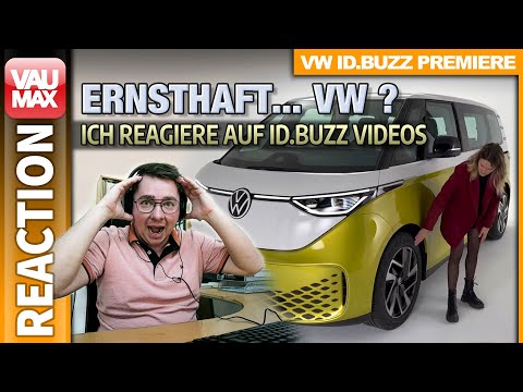 VW ID. Buzz Reaction - Das sage ICH, "Motoreport.de" & "the car crash review" zum e-Bulli