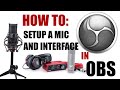 How To Use A Microphone And USB Audio Interface In OBS Studio 2021
