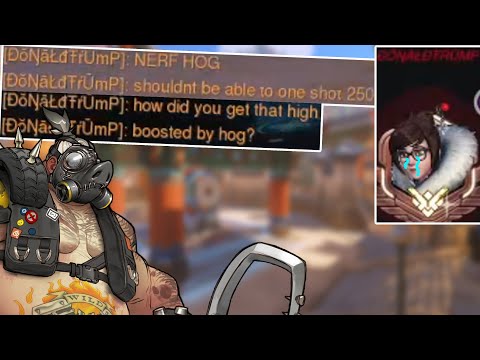 mei player complains about roadhog (Overwatch)