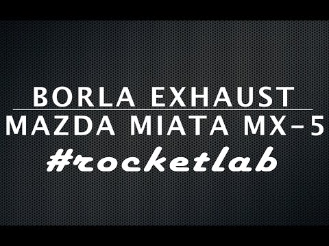 #ROCKETLAB - BORLA EXHAUST CAT-BACK (MAZDA MIATA MX-5)
