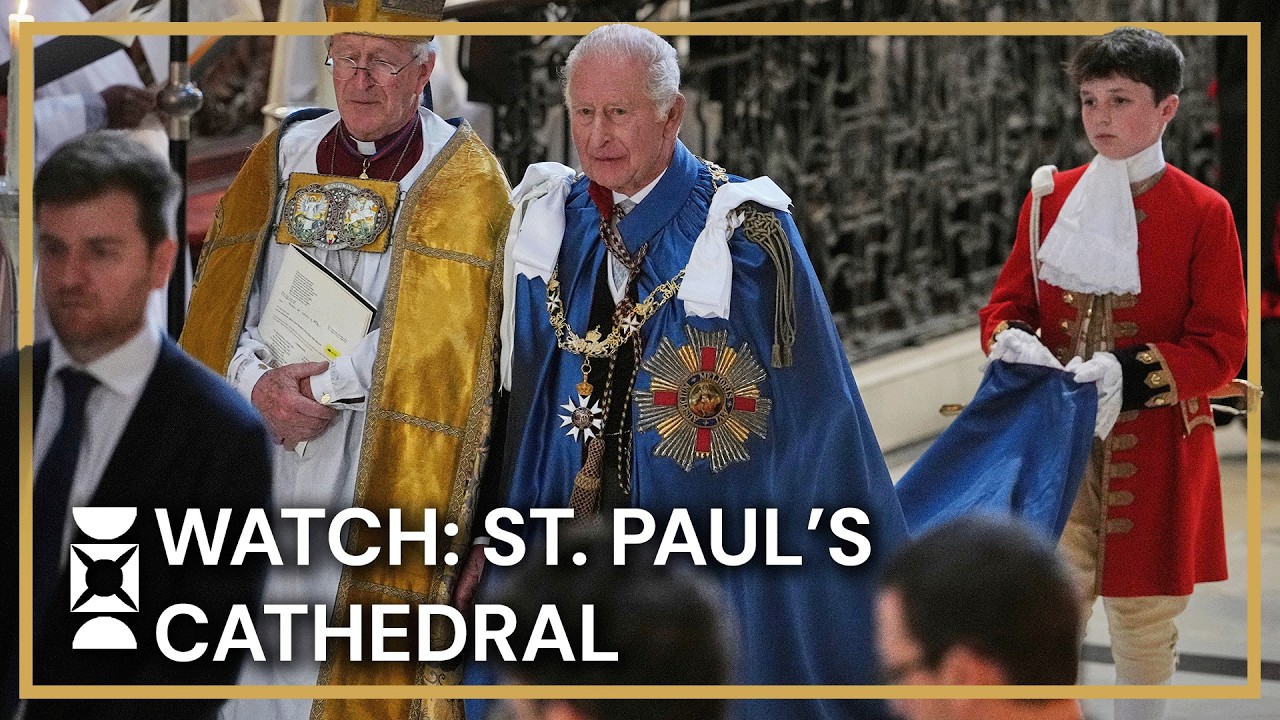 WATCH: King Charles Attends Service at St. Paul's Cathedral