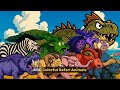 ABC Safari Animal Sounds Song Animals Diving Nursery Rhyme Colorful Learning Song For Kids