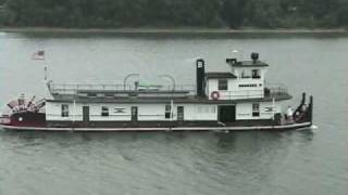 preview picture of video 'Barbara H Sternwheel Towboat'