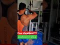Shoulder exercise 💪🏻❤️ #youtubeshorts #shorts #bodybuilding #shorts #fitnessvlog
