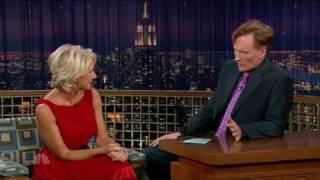 Dame Helen Mirren talks about being a Dame, movie The Queen, her tattoo, nudism and more video