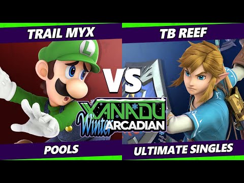 Xanadu Winter Arcadian - Trail Myx (Luigi) Vs. TB~Reef (Link) Smash Ultimate - SSBU