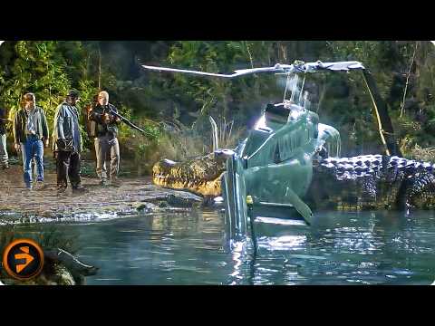 Crocodile BLOWS UP The Helicopter | LAKE PLACID | Bill Pullman, Brendan Gleeson