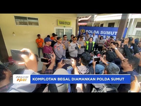 KOMPLOTAN BEGAL DIAMANKAN POLDA SUMUT, KETUA BEGAL DITEMBAK
