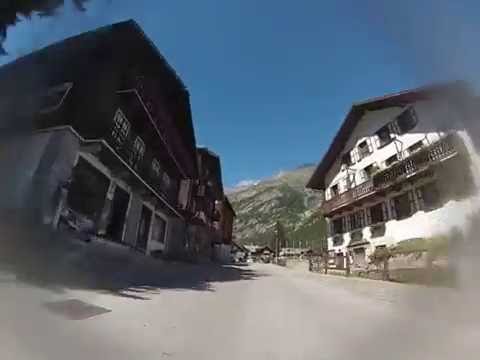 (fast motion 400%) Valle Anzasca INTERA da Piedimulera fino a Macugnaga e Monte Rosa - car webcam