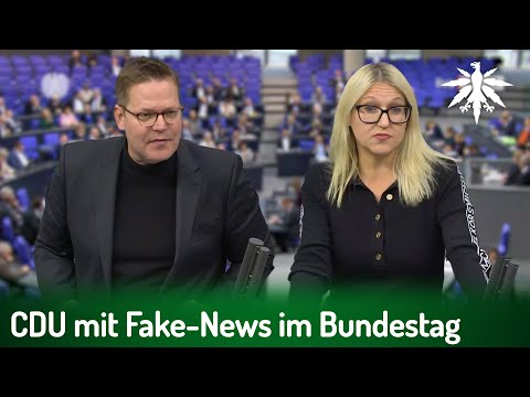 Video Thumbnail: CDU mit Fake-News im Bundestag | DHV-News # 444