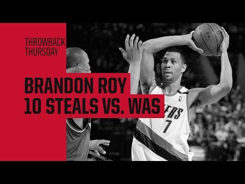Throwback: Brandon Roy 10 steals vs. Wizards