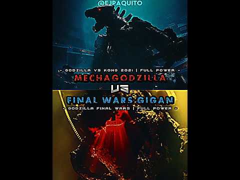 Mechagodzilla (2021) vs Gigan (fw) #short #godzillavskong #godzillafinalwars