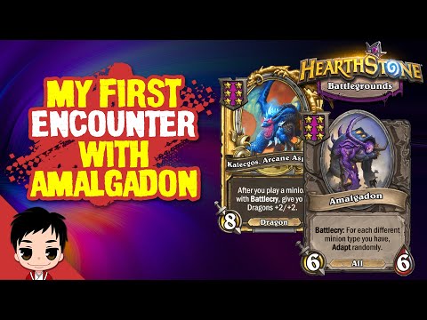 GOLDEN KALECGOS AND AMALGADON ARE UNSTOPPABLE | Hearthstone Battlegrounds | GVeRaeveN