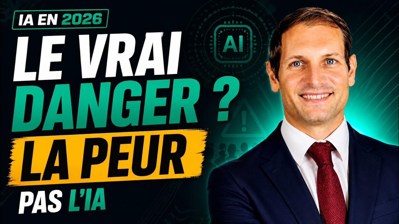 Miniature de la vidéo YouTube de Benjamin Duplaa sur l'IA, la peur et le droit du travail