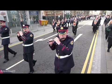Pride Of The Raven (No.8) @ UDR 2 Memorial Parade ~ Belfast ~ 22/02/2025  (4K)