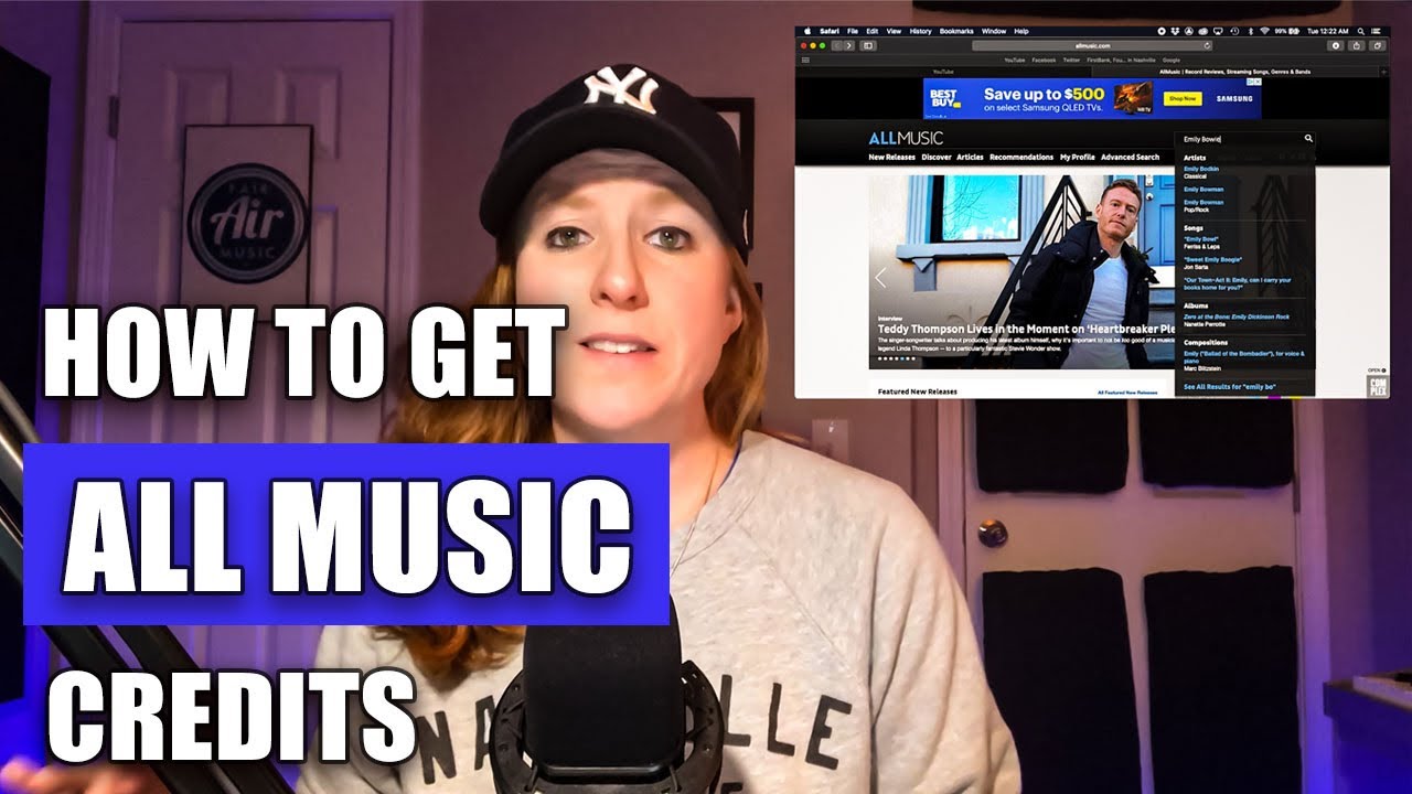 How To Get Your Music Credits on ALLMUSIC.com!