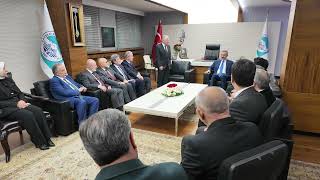 Dışişleri Bakanı Hakan Fidan'dan Başkan Büyükkılıç'a Ziyaret