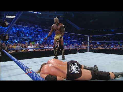 Triple H vs Shelton Benjamin Champion vs Champion Match - SMACKDOWN! August 29 2008 (3/3)
