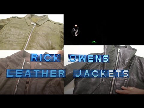The Mystique of 3 Rick Owens Leather Jackets: Styled and Compared