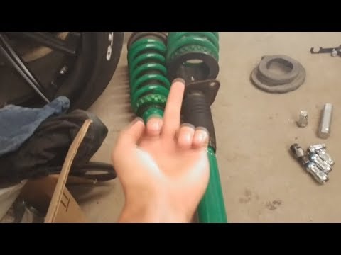 Switching from Tein Coilovers to D2 on Nissan 350z