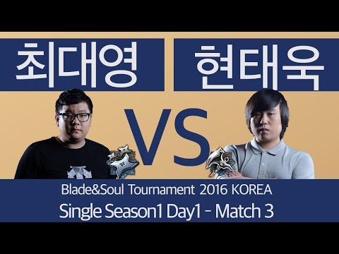 [B&S] Tournament 2016 KOREA SINGLE Season 1 Day1 – Match3