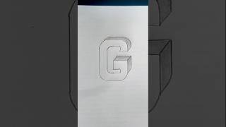 Download lagu How to draw 3D letter G | 3D art | drawing with pencil | 3D drawing #3ddrawing mp3