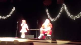 Jiorgia singing I&#39;m gonna lasso Santa Claus