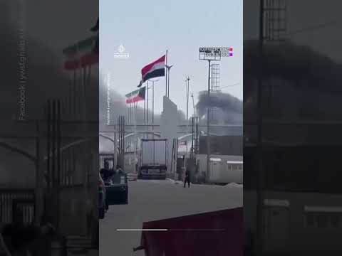 Kuwait-Iraq border crossing hit in drone attack | AJ #shorts