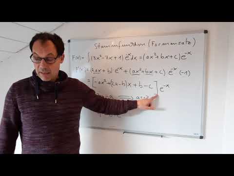 Stammfunktion durch Formansatz II