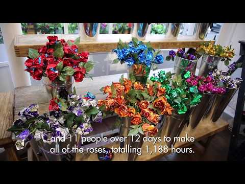 Cadbury Roses Thanks a Bunch pop up