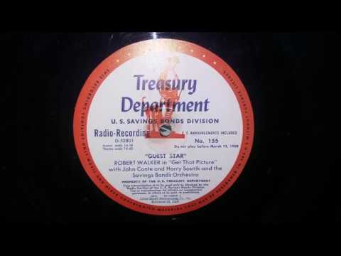 US Treasury Department Savings Bonds Division Radio Recording 155 From 1950