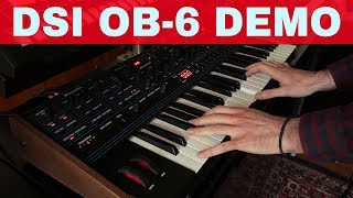 DAVE SMITH INSTRUMENTS OBERHEIM OB-6 SYNTH DEMO