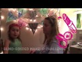 Easy Kid Friendly Challenges No Thumbs Armpit Farts Bobbing For Fuzzies Blindfolded Makeup