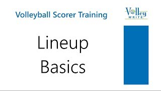Volleyball Lineup Basics