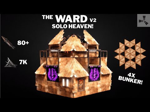 THE WARD V2•SOLO HEAVEN•FLOOR STACK•4 BUNKERS•PIXELGAP•ONLINE&OFFLINE PROTECTION•CHEAP•RUSTBASE 2025