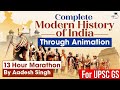 Complete Modern Indian History In 13 Hours Through Animation By Aadesh Singh GS History UPSC IAS
