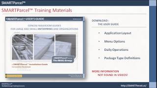 401 SMARTParcel™ Training Materials