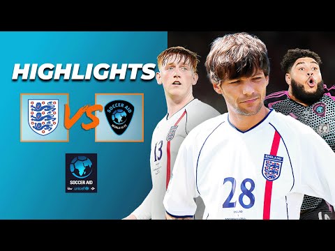 HIGHLIGHTS - Soccer Aid 2025 | England v World XI | Tomlinson, Zuu, Tevez, Ginge, Rooney & More!