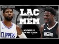 LA Clippers vs Memphis Grizzlies Full Game Highlights | Nov 12 | 2024 NBA Season