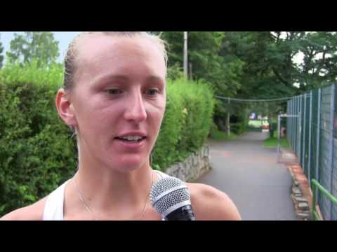 Tereza Smitková po postupu do semifinále Tennis Arena Cupu v Plzni