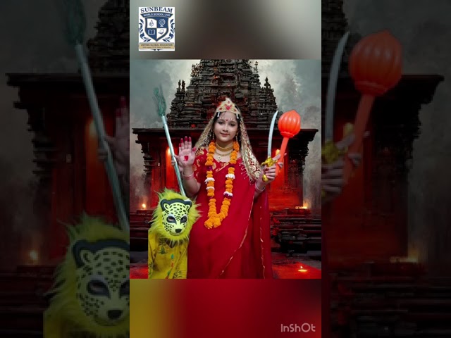 Maa Durga Navratri celebration at Sunbeam World School