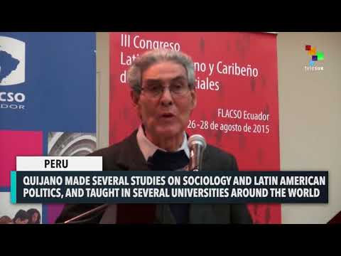 Sociologist Anibal Quijano Passed Away
