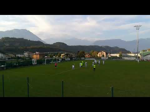 Cavedine Lasino-Porfido Albiano: gol Bortolotti su rigore