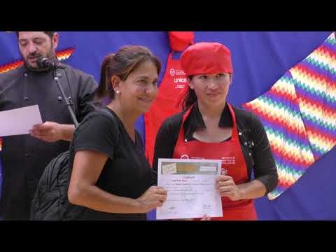 Familias de la comunidad originaria Tranquita se formaron en cocina saludable