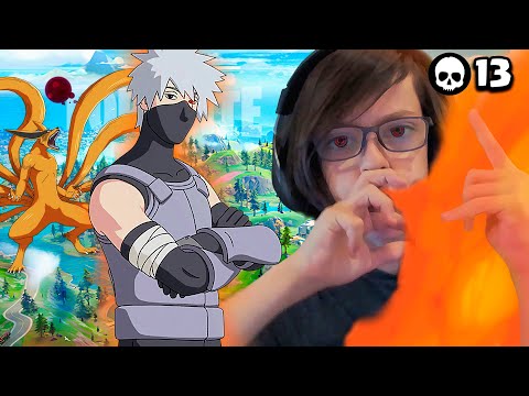 MI MEJOR PARTIDA CON KAKASHI EN FORTNITE