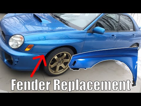 Subaru WRX Fender Removal/Install -2002/2003 Bugeye