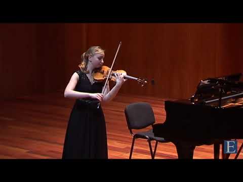Eva Rabchevska. E. Ysaye: Sonata for violin solo No.1 (Allegretto poco scherzoso, Finale; Con brio)